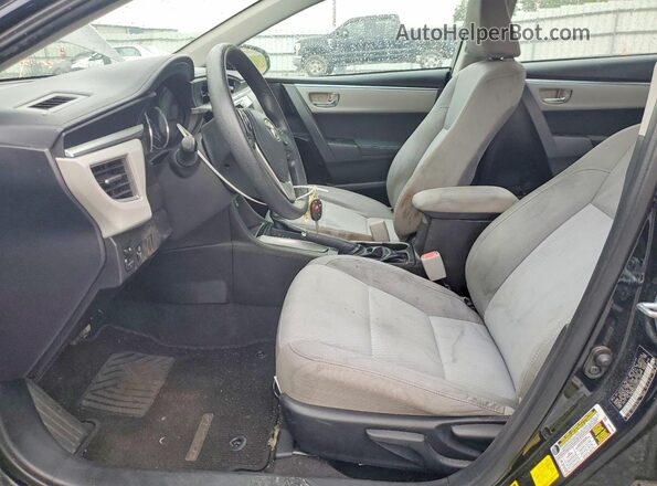 5YFBURHE2GP484531 2016 TOYOTA COROLLA Black Vista interior delantera