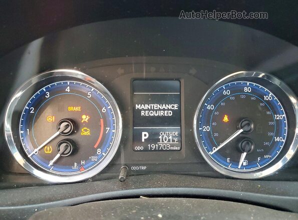 5YFBURHE2HP670975 2017 TOYOTA COROLLA White Instrument cluster view