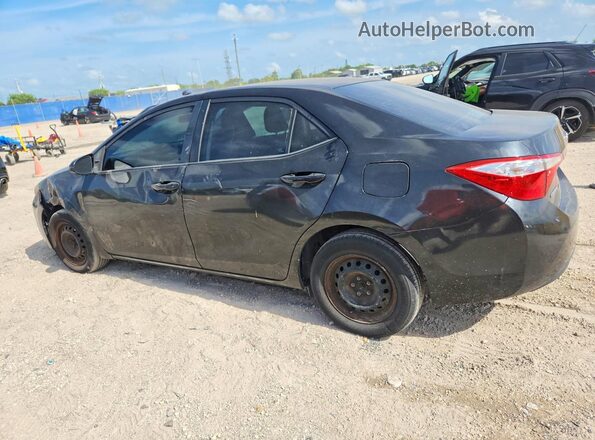 5YFBURHE3GP401009 2016 TOYOTA COROLLA Charcoal Задня ліва чверть