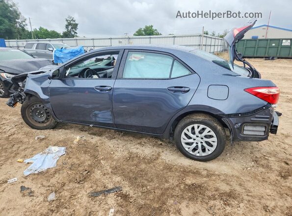 5YFBURHE4KP864432 2019 TOYOTA COROLLA Blue Հետևի ձախ