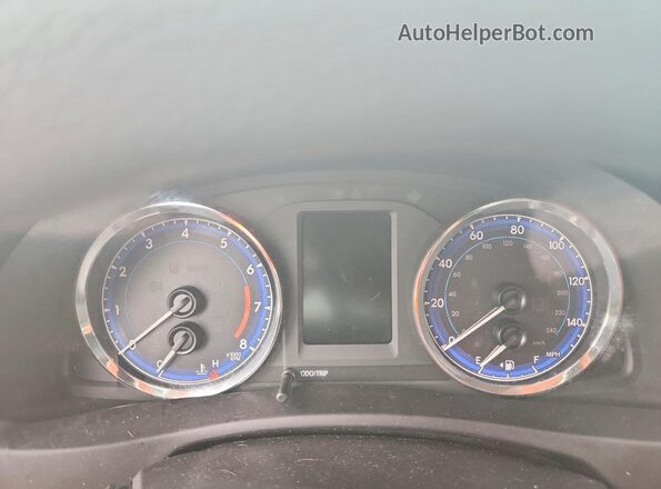 5YFBURHE4KP864432 2019 TOYOTA COROLLA Blue Սարքավորումների վահանակի տեսք