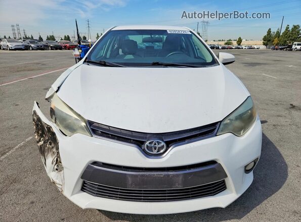 5YFBURHE5GP366201 2016 TOYOTA COROLLA White Widok z przodu