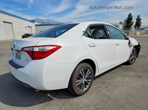 5YFBURHE5GP366201 2016 TOYOTA COROLLA White Tył prawy