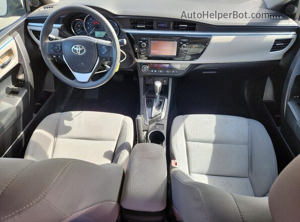 5YFBURHE5GP366201 2016 TOYOTA COROLLA White Widok deski rozdzielczej