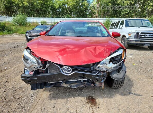 5YFBURHE6GP498545 2016 TOYOTA COROLLA Red წინა ხედი