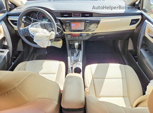5YFBURHE6GP498545 2016 TOYOTA COROLLA Red წინა პანელის ხედი