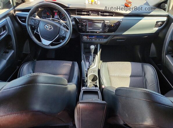5YFBURHE7GP472911 2016 TOYOTA COROLLA Черный Вид панели приборов