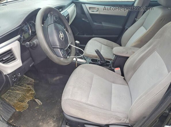 5YFBURHE7GP508015 2016 TOYOTA COROLLA Black Вид салону спереду