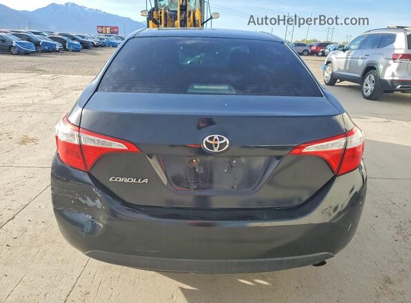 5YFBURHE7GP508015 2016 TOYOTA COROLLA Black Вид ззаду
