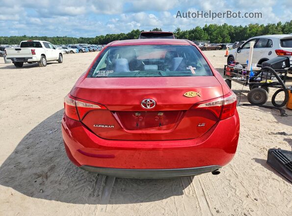 5YFBURHE7JP750150 2018 TOYOTA COROLLA Красный Вид сзади