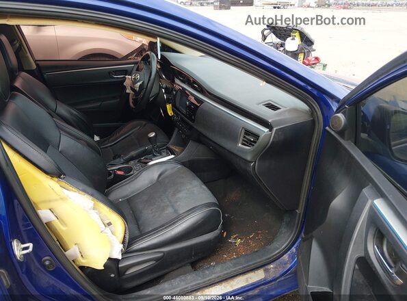 5YFBURHE9GP413181 2016 TOYOTA COROLLA Blue წინა სალონის ხედი