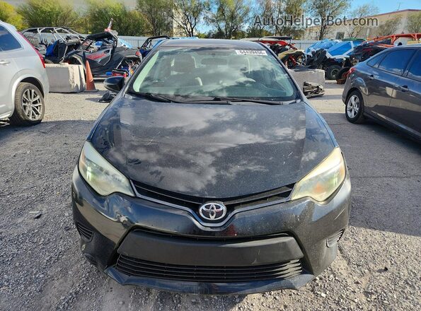 5YFBURHE9GP563727 2016 TOYOTA COROLLA Black Widok z przodu