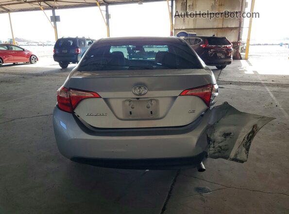 5YFBURHEXKP878819 2019 TOYOTA COROLLA Silver უკანა ხედი