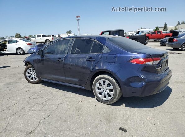 5YFEPMAE1MP187022 2021 TOYOTA COROLLA Blue Trasero izquierdo