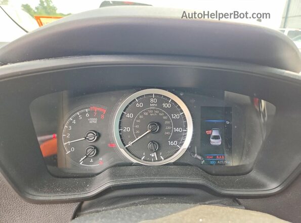 5YFEPMAE1MP264066 2021 TOYOTA COROLLA Silver Widok zestawu wskaźników