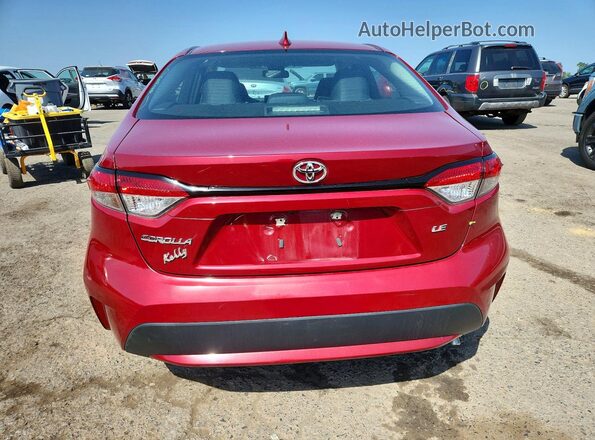 5YFEPMAE1NP289440 2022 TOYOTA COROLLA Red Vista trasera