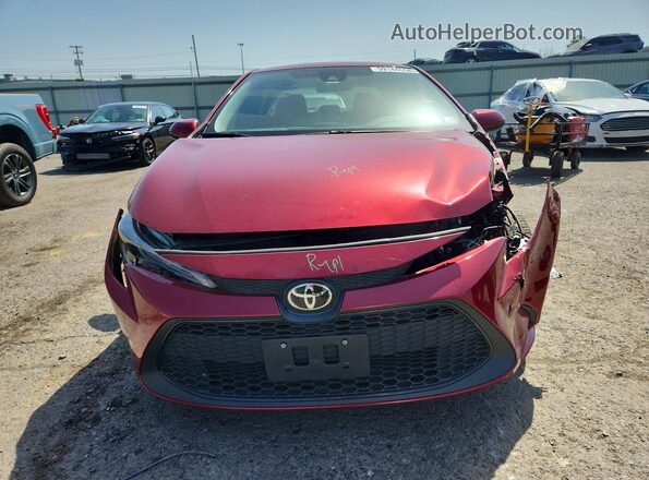 5YFEPMAE1NP289440 2022 TOYOTA COROLLA Red Vista frontal