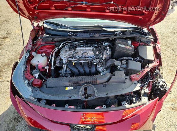 5YFEPMAE1NP289440 2022 TOYOTA COROLLA Red Vista interior trasera