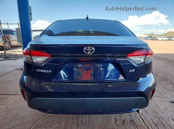 5YFEPMAE2MP150464 2021 TOYOTA COROLLA Blue Widok z tyłu