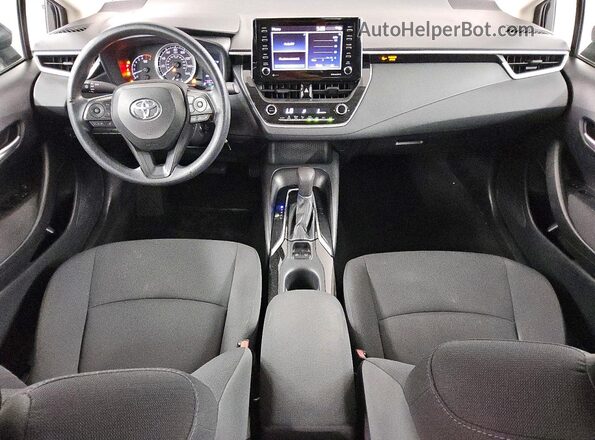 5YFEPMAE2MP180693 2021 TOYOTA COROLLA Черный Вид панели приборов