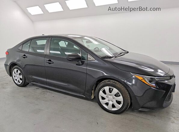 5YFEPMAE2MP180693 2021 TOYOTA COROLLA Черный Передняя правая четверть