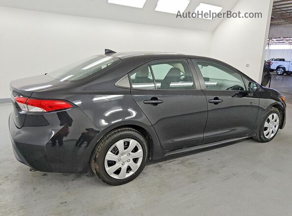 5YFEPMAE2MP180693 2021 TOYOTA COROLLA Черный Задняя правая четверть