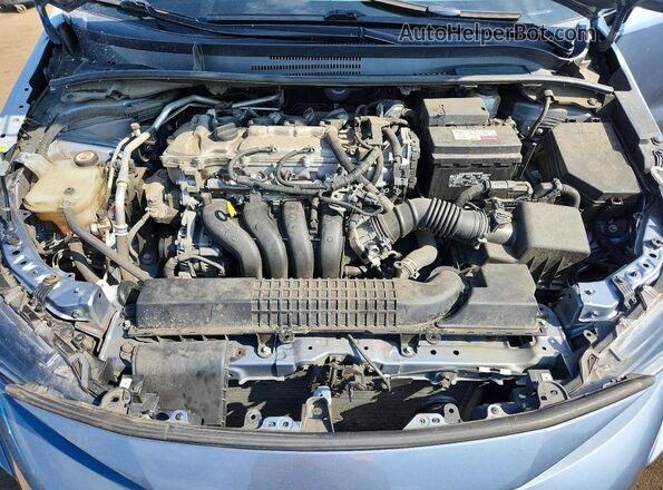5YFEPMAE2MP189944 2021 TOYOTA COROLLA Blue Widok wnętrza z tyłu