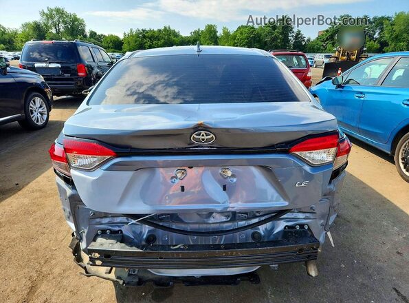 5YFEPMAE2MP189944 2021 TOYOTA COROLLA Blue Widok z tyłu