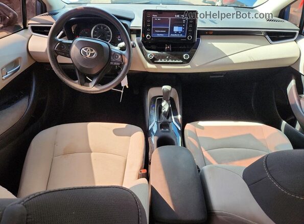 5YFEPMAE2MP189944 2021 TOYOTA COROLLA Blue Widok deski rozdzielczej