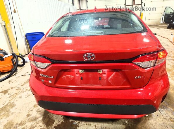 5YFEPMAE3MP188933 2021 TOYOTA COROLLA Red Вид ззаду