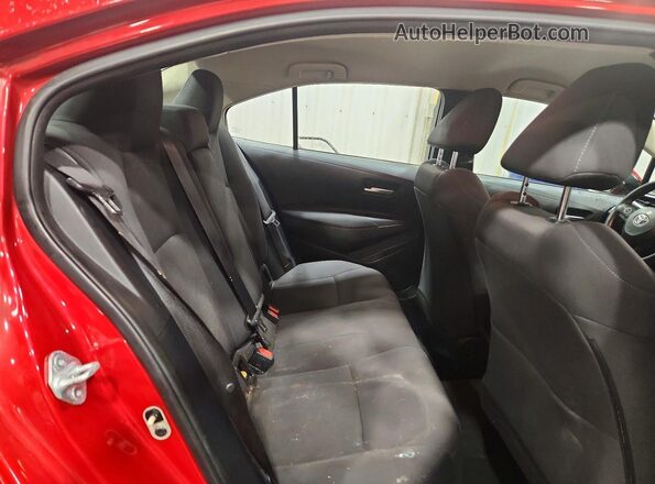 5YFEPMAE3MP188933 2021 TOYOTA COROLLA Red Вид задніх сидінь