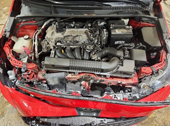 5YFEPMAE3MP188933 2021 TOYOTA COROLLA Red Вид задньої частини салону