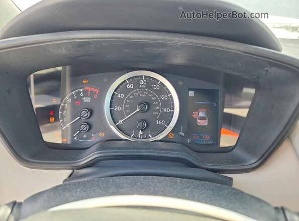 5YFEPMAE5MP192417 2021 TOYOTA COROLLA White Vista del cuadro de instrumentos