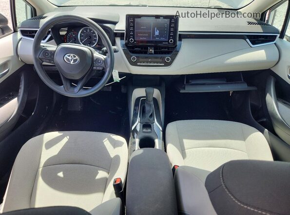 5YFEPMAE5MP192417 2021 TOYOTA COROLLA White Vista del salpicadero