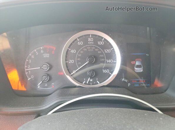 5YFEPMAE5MP224041 2021 TOYOTA COROLLA Black Widok zestawu wskaźników