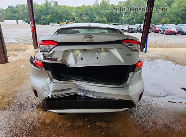 5YFEPMAE6NP358963 2022 TOYOTA COROLLA Silver უკანა ხედი