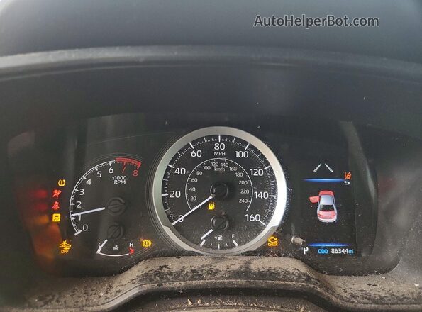 5YFEPMAE6NP358963 2022 TOYOTA COROLLA Silver ხელსაწყოთა პანელის ხედი
