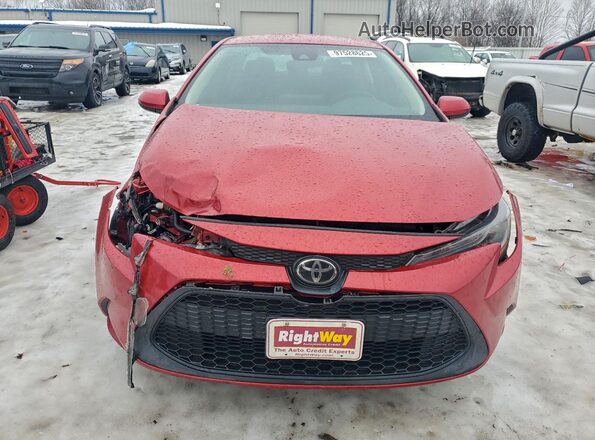 5YFEPMAE7MP251208 2021 TOYOTA COROLLA Red Դիմացի տեսք