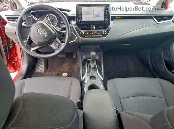 5YFEPMAE7MP251208 2021 TOYOTA COROLLA Red Առջևի վահանակի տեսք