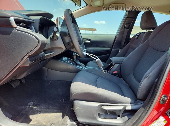 5YFEPMAE8MP185767 2021 TOYOTA COROLLA Red Widok wnętrza z przodu