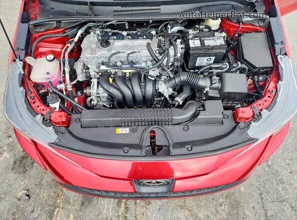 5YFEPMAE8MP195344 2021 TOYOTA COROLLA Red Widok wnętrza z tyłu
