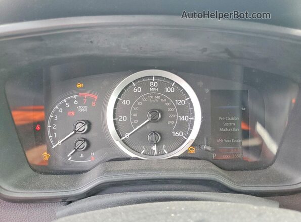5YFEPMAE9NP290531 2022 TOYOTA COROLLA Brown Widok zestawu wskaźników