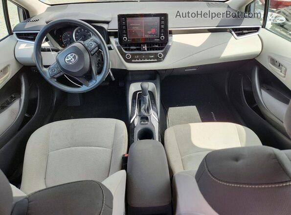 5YFEPMAE9NP298046 2022 TOYOTA COROLLA Blue Vista del salpicadero