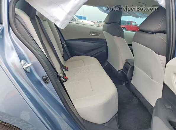 5YFEPMAEXMP167240 2021 TOYOTA COROLLA Blue Rear seats view