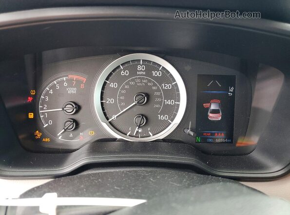 5YFEPMAEXMP167240 2021 TOYOTA COROLLA Blue Instrument cluster view