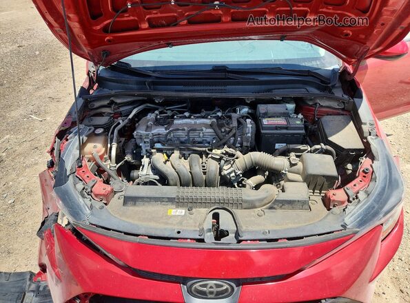 5YFEPRAE0LP033011 2020 TOYOTA COROLLA Red Widok wnętrza z tyłu