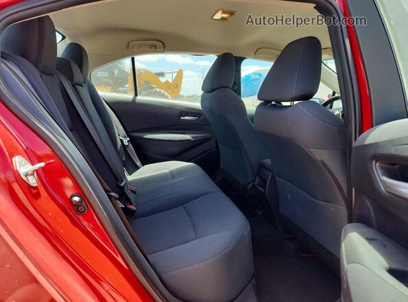 5YFEPRAE0LP033011 2020 TOYOTA COROLLA Red Widok tylnych siedzeń