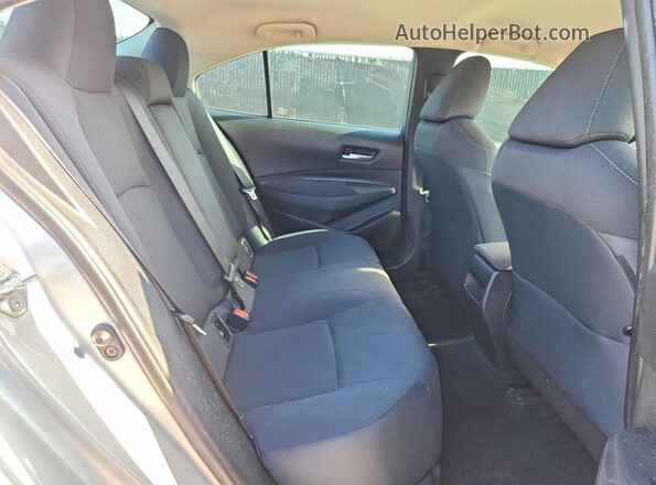 5YFEPRAE0LP128474 2020 TOYOTA COROLLA Silver უკანა სავარძლების ხედი
