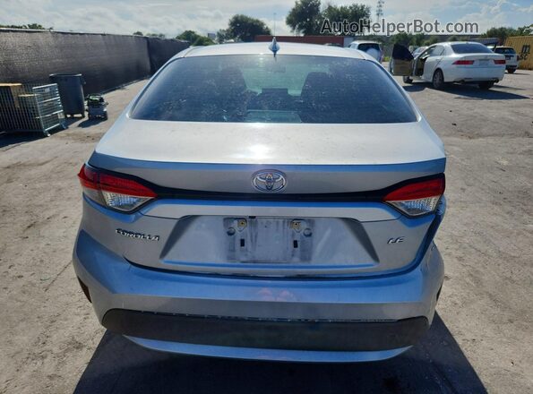 5YFEPRAE0LP128474 2020 TOYOTA COROLLA Silver უკანა ხედი