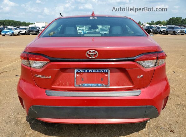 5YFEPRAE0LP139670 2020 TOYOTA COROLLA Red Widok z tyłu